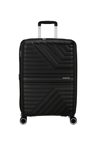 American Tourister Siyah Çekçekli Sert Valiz FLYTWIST-SPINNER 67/24 TSA EXP