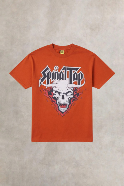 Overdrive Spinal Tap Retro Rock Oversize kroj Unisex kratki rukav narandžasta...
