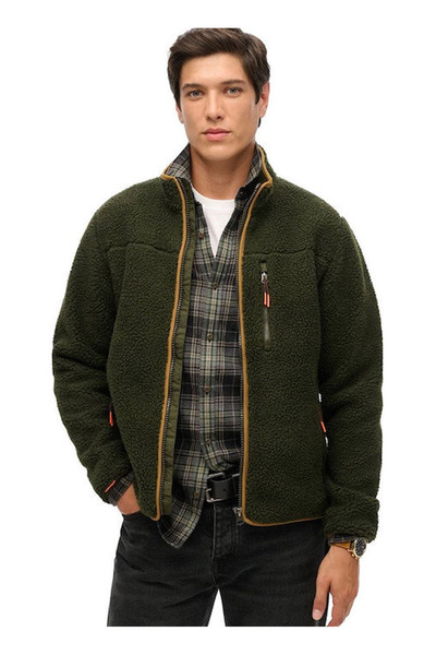 SUPERDRY Haki Erkek Dik Yaka Regular Fit Sweatshirt M2014140A-1KM