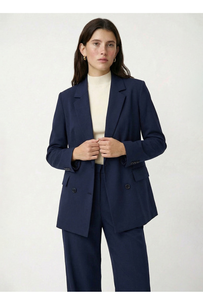 Fabrika Lacivert Kadın Regular Fit Blazer F6SL-CKT0032