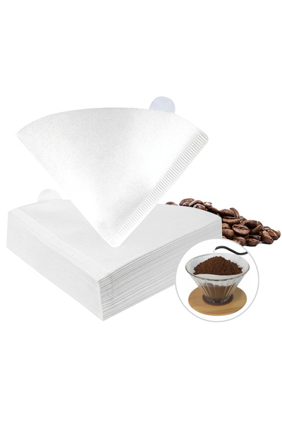 MIBRU Coffee paper filter v60 v02 100pcs white