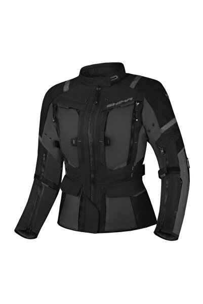 SHIMA Hero 2.0 Korumalı Kadın Motosiklet Montu Siyah