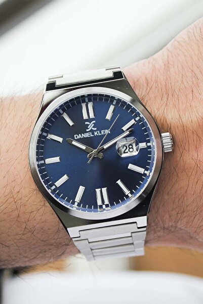 Daniel Klein ساعة يد رجالية بحزام فولاذي DK415179