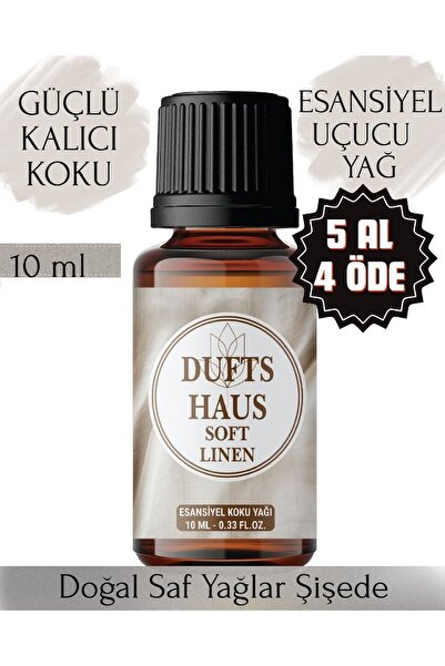 duftshaus Soft Linen Doğal, Vegan Uçuçu Yağ , Kokulu Yağ , Buhurdanlık Yağı ,...