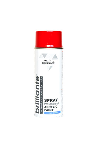 BRILLIANTE Vopsea spray Roșu (RAL 3001) 400 ml Roșu