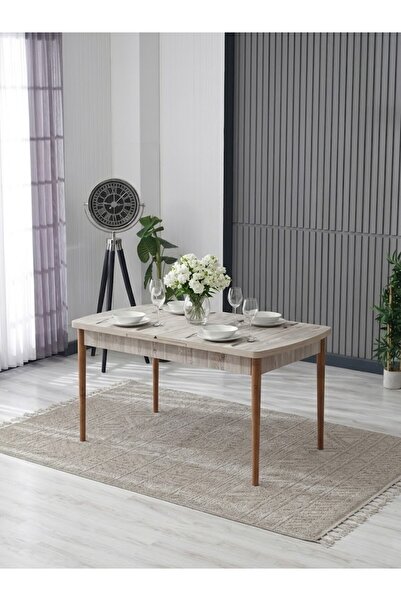 JoyMassa 80 X 130 AÇILABİLİR YEMEK MASASI (AÇILDIĞINDA 80 X 170 OLMAKTADIR )