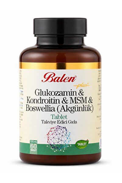 Balen GLUKOZAMİN&KONDROİTİN&MSM&BOSWELİA TABLET 1200 MG*60
