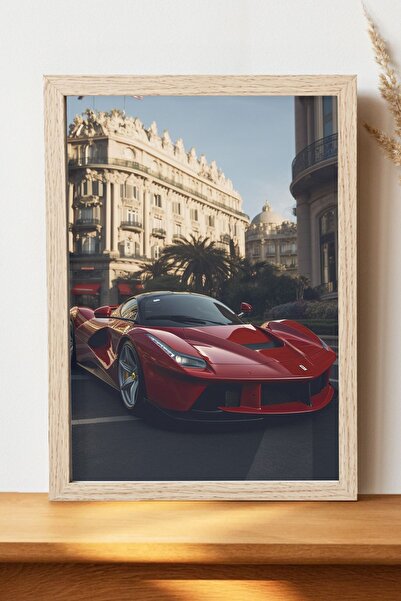 Luna Marissa Αφίσα Ferrari - Αφίσα αυτοκινήτου από γυαλιστερό χαρτί χωρίς πλα...