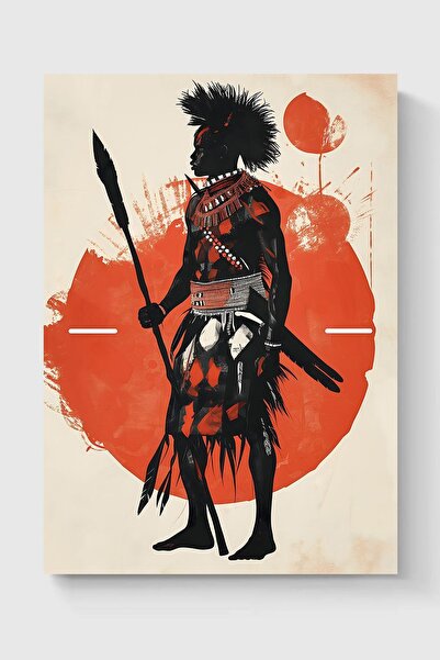 Luna Marissa Αφίσα Zulu Warrior Αφίσα τοίχου χωρίς πλαίσιο