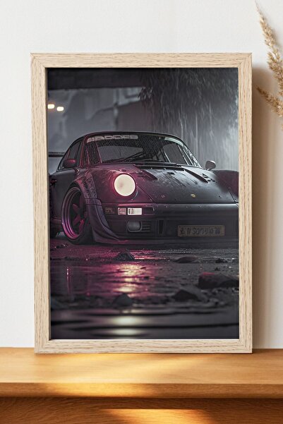 Luna Marissa Αφίσα Porsche - Αφίσα αυτοκινήτου από γυαλιστερό χαρτί χωρίς πλα...
