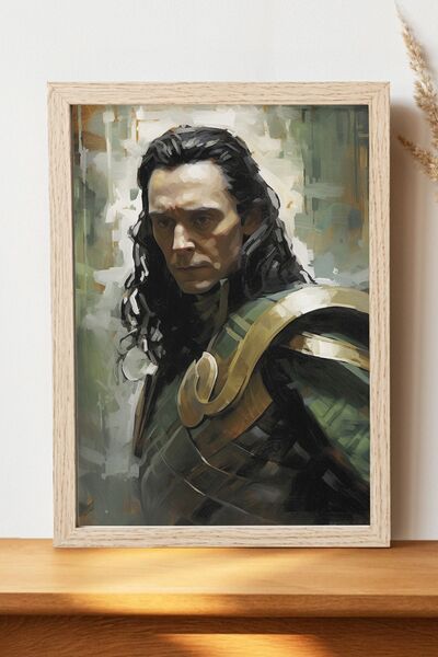 Luna Marissa Αφίσα Loki - Αφίσα τοίχου από γυαλιστερό χαρτί χωρίς πλαίσιο