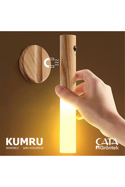 Cata KUMRU MIKNATISLI SENSÖRLÜ ŞARJLI LED APLİK