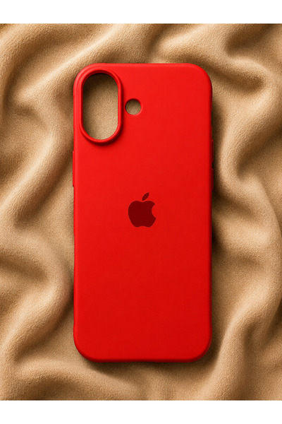 CaseKİdükkan İphone 17 ile uyumlu slikon lansman telefon kılıfı - kırmızı 17