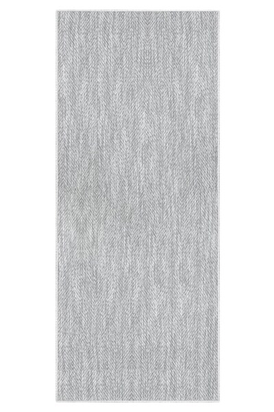 Valery Home Loom Yeni Nesil Gri Sisal Yumuşak Dokuma Mutfak Koridor Kilim Kaymaz Pamuk Taban Halı 7104A