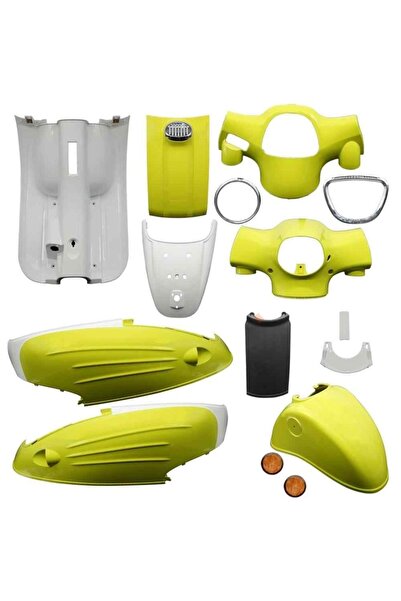 SEVGENT Mondial Turismo 50İ Kaporta Seti (Boyalı Parçalar) Sarı (Yeşil) 15 Parça