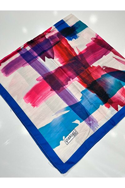 Modario Silk Cotton Scarf Sports Pattern - 6