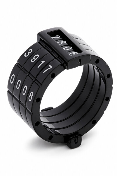 vogutima Swatch Model Tarihli Çelik Alyans Yüzük • Beyaz V Siyah Renk • Sevgi...