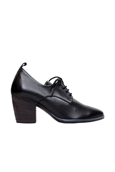 BUENO Pantofi stiletto de damă din piele neagră - 01wp4206