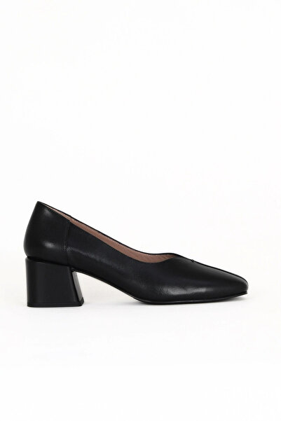 Bueno Shoes حذاء بكعب نسائي من الجلد الأسود 33wa2441289