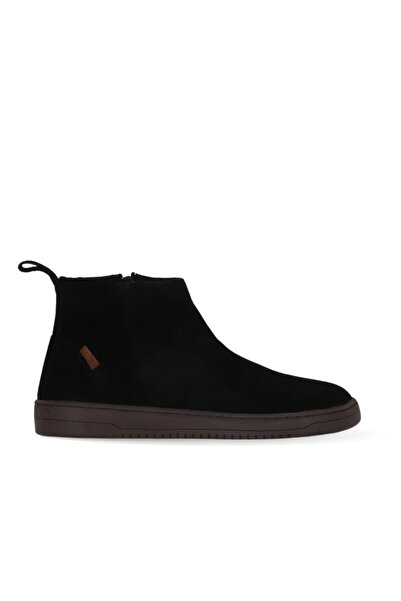 Bueno Shoes Black Suede Women's Flat Boots 01Wf1800