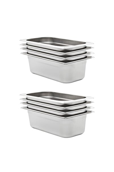 Concept Recipiente Gastronorm 8 buc. GN 1/3 100 mm oțel inoxidabil