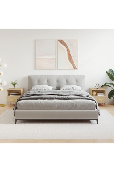 Concept Noptiere, 2 buc., stejar sonoma, 40x35x47,5 cm, lemn compozit