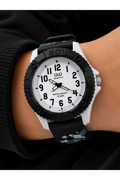 Q&Q Sea, Pool Waterproof Silicone Strap Children's Wristwatch with 2 Years Ma...