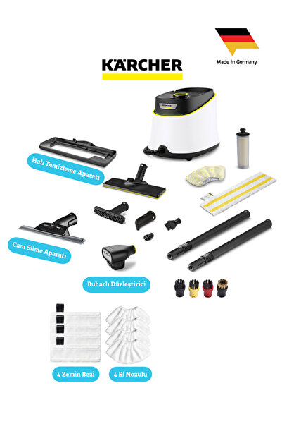 Karcher Sc 3 Deluxe Buhar Temizleyici - Sert Zemin, Halı, Fayans ve Camlarda ...