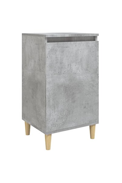 vidaxl Bedside table., sonoma grey, 40x35x70 cm, processed wood