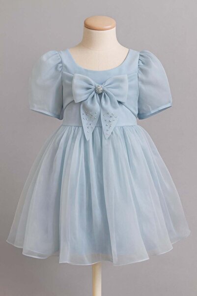 Miss Hely Girls Kids KIZ ÇOCUK 3094 FİYONK DETAY KISA K. ABİYE GKMH0019