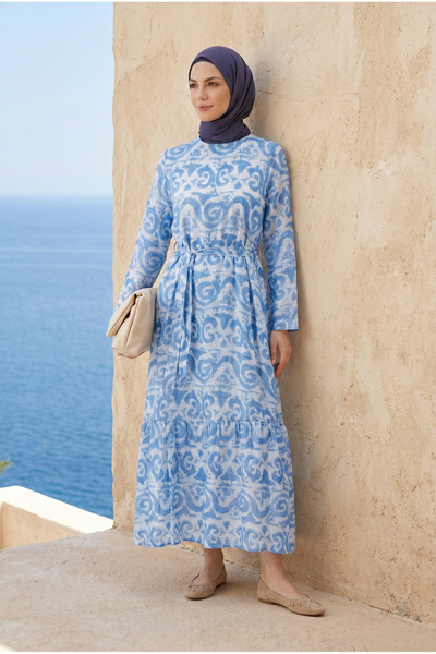 Armine TREND 25YT963 Arm Trend Elbise-Mavi