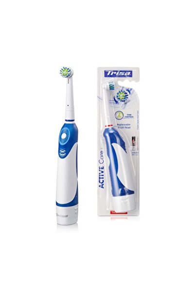 Trisa Active Care electric toothbrush with battery, up to 8000 oscillations/m...
