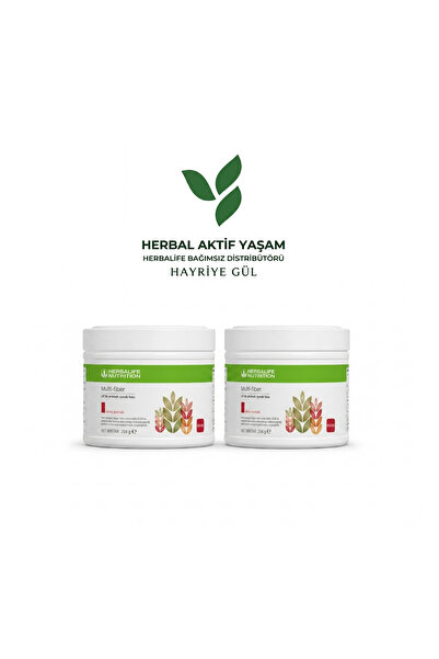 Herbalife HERBALİFFE MULTİ-FİBER 2'Lİ SET ELMA AROMALI ve LİFLİ İÇECEK TOZU(2...