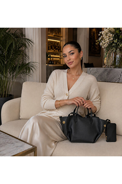 MEC BAG&CO Geantă de mână și de umăr din piele maro