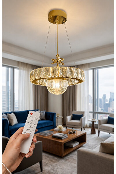 RSCOLLECTIONS Kristal Taşlı 30 cm Koridor-Oda-Mutfak Modern Led Avize