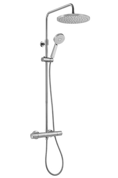 Eca Termostatik Teleskobik Kolonlu Duş Seti 102102489 Isı Ayarlı Banyo Batary...