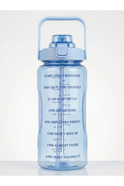 fitmart 2 Lt Motivational Sports Water Bottle Bpa Free
