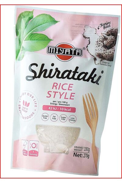 Miyata Konjac Prinç Shirataki Konjac Pirinç 270 gr