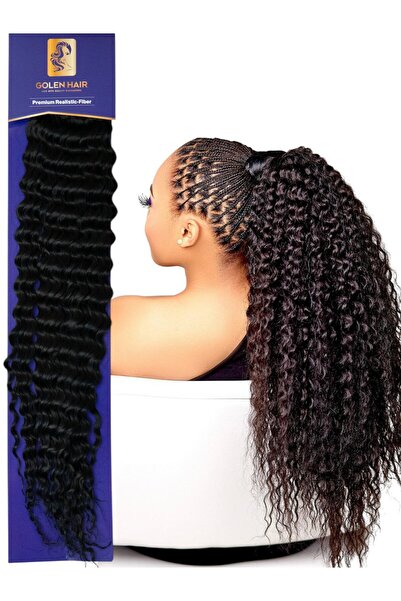 GOLEN Hair 22" Deep Wave Braids – Color 1B