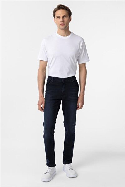 SÜVARİ Pantaloni denim bleumarin