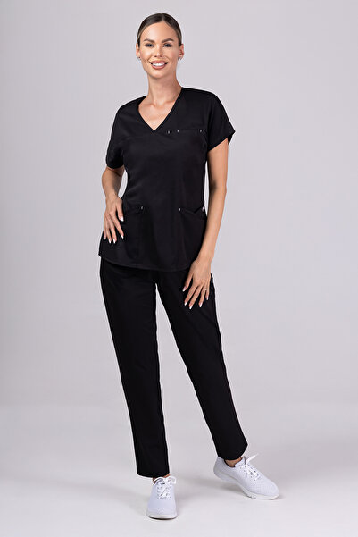 tag Costum medical, bluză și pantaloni pentru femei, slim fit, model nou AMBR...