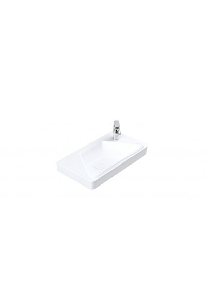 SANOVİT Sanovit Luxury 49 cm Konsollu Mini Lavabo Beyaz Renk