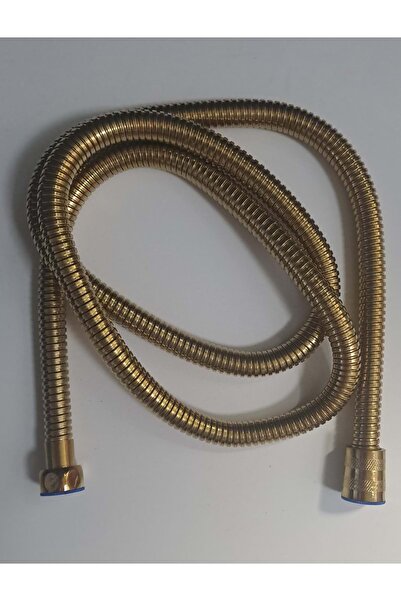 Leva House SPİRAL DUŞ HORTUMU 150 cm - GOLD ( ALTIN ) - EKONOMİK ÜRÜNDÜR