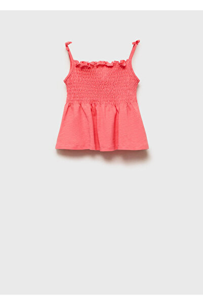 MANGO Baby Geraffte Bluse mit Trägern