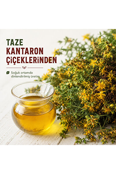 KÖY YAKASI 200 ml Kırmızı Kantaron Yağı Ev Yapımı Deri Enfeksiyonları Yara Yanık Sivilce