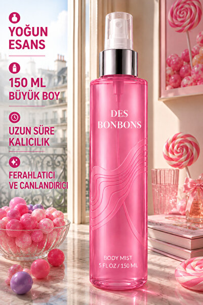 JARDIN D'OR DES BONBONS Women Bodymist / Kadın Vucüt Spreyi ve Parfümü 150 ml