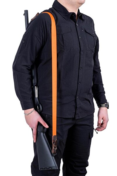 SAVAGE Tüfek Askı Kayışı - - 3 cm Kolon - Turuncu