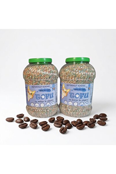 Vitamix Tofu ecoMiau – Biodegradable cat litter, Coffee, 2x8 Liters Package