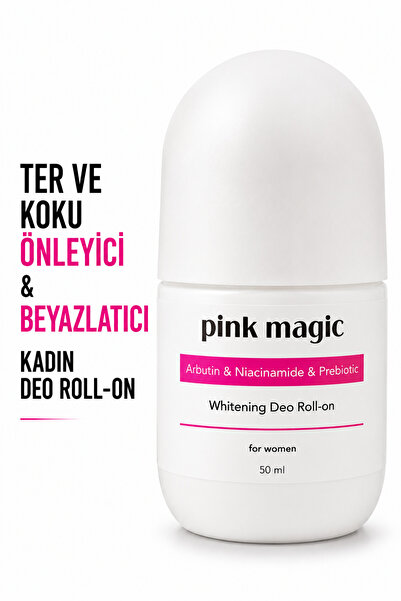 pink magic Ter Önleyici & Beyazlatıcı Kadın Deo Roll-on