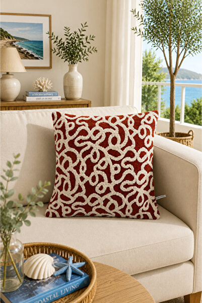 Typoniq Attitude Included Lora Premium Woven Tile Cushion Cover 43X43
